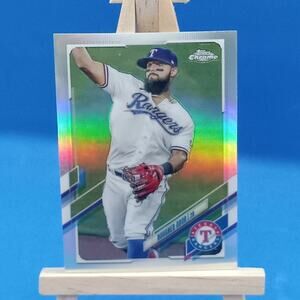 Rougned Odor #3 Topps Chrome Rainbow Refractor 2021 Texas Rangers